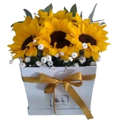 FLOWER BOX SUNFLOWERS (CAJA DE GIRASOLES)