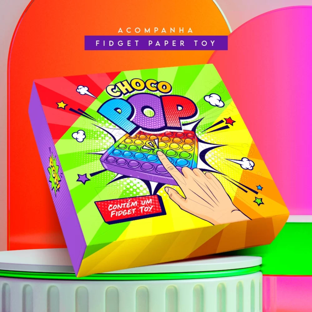 CAIXA JOGO DE TROCA DE POP IT (UN) - Lô Confeiteira