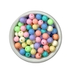 Miçanga - Bola leitosa candy colors 8mm (50 gr.)