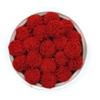 Pompom de Poliéster (15mm) pacote com 20 unidades - Vermelho