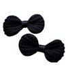 LACINHOS DE TRICOT (P - 3,5cm) pct com 10 unidades - preto