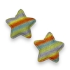 APLIQUE ESTRELA GLITTER FINO TIE DYE (3 unidades) - MODELO 2