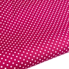 Tecido tricoline estampado (35x45cm) - Pink poá branco