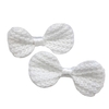 LACINHOS DE TRICOT (P - 3,5cm) pct com 10 unidades - branco