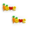 APLIQUE HAIR CLIP LOVE - RESINA (4 unidades)