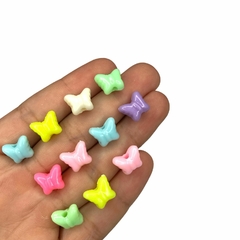 Miçanga - Borboletas 12mm (25 gramas) Candy colors