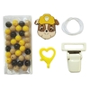 KIT PRENDEDOR DE CHUPETA - RUBBLE PATRULHA CANINA