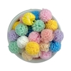 Pompom de Poliéster 15mm Candy Colors (pacote com 20 unidades)