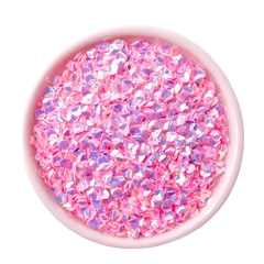 APLIQUE MICRO CONFETES (7 gr) - Diamante rosa médio