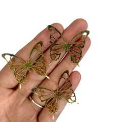 Aplique borboleta de Lonita P - dourada (3 unid.) - comprar online
