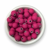 MIÇANGA - BOLA EMBORRACHADA 10MM - ROSA PÚRPURA (50 gr.)