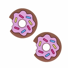 Aplique donuts (3 unid.) Emborrachado