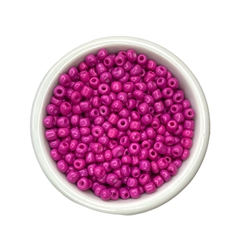 Miçangão 4mm - (50 gr.) - Rosa púrpura