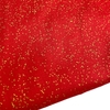 Tecido tricoline estampado (35x45cm) - Vermelho pontinhos dourados