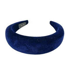 Tiara larga puff - Azul marinho (unid.)