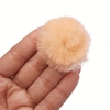 POMPOM ACHATADO MÉDIO 4,5CM (unidade) - Salmão