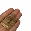Alfinete Contrapino de Ferro 3cm - dourado (pct com 10 gramas)