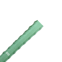Fita bordinha com pompom Yama - 513 - verde menta claro (3 mts) - comprar online