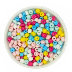 Miçangão 4mm (50 gr.) - candy colors