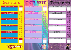 Tutti Frutti Cartón