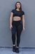 Crop top cruzado black - VKUF STORE MAYORISTA