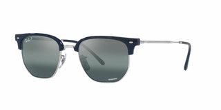 Ray Ban New Clubmaster Chromance Polarizado 4416 6656G6 53 en internet