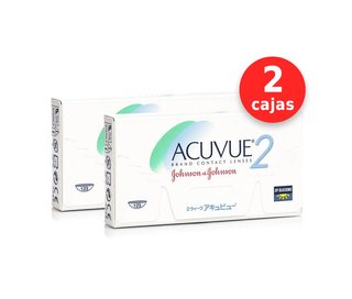 Acuvue 2 x 2 cajas (x 12 lentes)