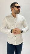 CAMISA ACETINADA BRANCA MLGP