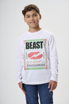 REMERA BEAST BLANCA