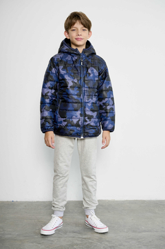 CAMPERA CAMUFLADA AZUL - comprar online