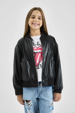 CAMPERA BOMBER ECO CUERO en internet