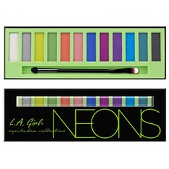 L.A Girl Beauty Brick Eyeshadow Collection Neons - comprar online