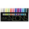 L.A Girl Beauty Brick Eyeshadow Collection Neons