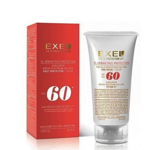Exel XL Urban Face Protector Solar FPS 60 con color