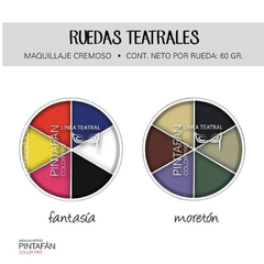 Pintafán Ruedas Teatrales - Maquillaje cremoso - comprar online