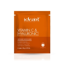 Idraet Vitamin C & Hialuronic Máscara shock anti age