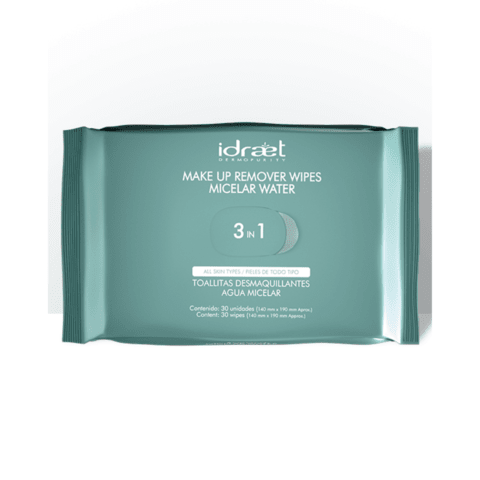 Idraet Make Up Remover Wipes - Toallitas desmaquillantes