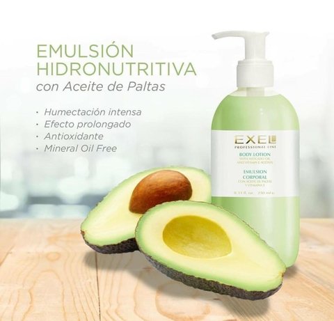 Exel Emulsión hidronutritiva con extracto de palta