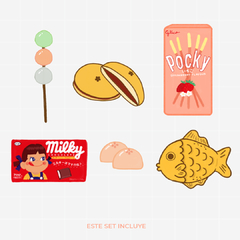 Okashi ♥ Set de stickers en internet