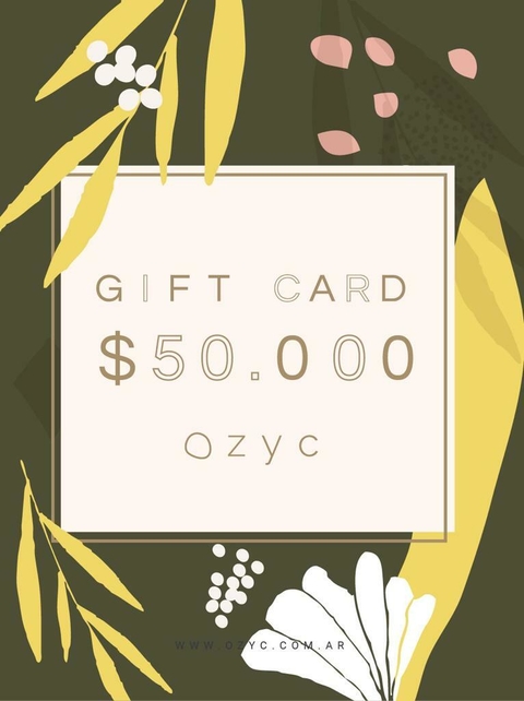 Gift card $50.000