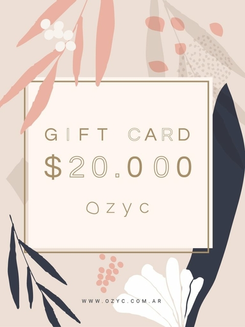 Gift card $20.000