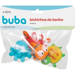 Bichinhos para Brincar no Banho Oceano - Buba Baby