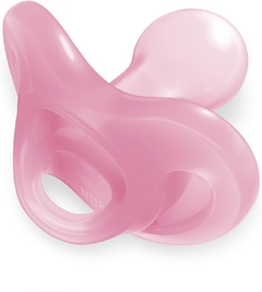 Chupeta Nuk Sensitive Soft 100% Silicone Rosa S1- Nuk - comprar online