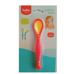 Colher Baby Flexível Rosa - Buba Baby - Pequeno Mundo Imports - CNPJ: 27.082.934/0001-76