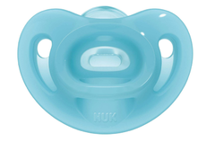 Chupeta Sensitive Soft 100% Silicone Azul S2 - NUK - comprar online