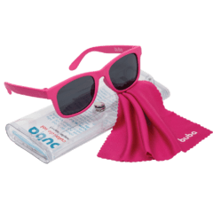 Óculos de Sol com Hastes Flexíveis Pink 3 a 36 meses - Buba Baby