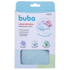 Cinta Térmica Herbal para Cólicas Azul - Buba Baby - Pequeno Mundo Imports - CNPJ: 27.082.934/0001-76