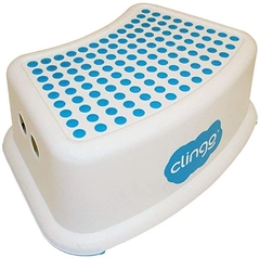 Banquinho 1 Degrau Infantil Step Dots  Azul - Clingo - comprar online