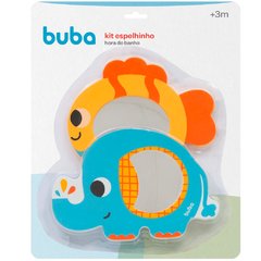 Kit com 2 Espelhinhos para Brincar Dentro e Fora do Banho - Buba Baby - Pequeno Mundo Imports - CNPJ: 27.082.934/0001-76