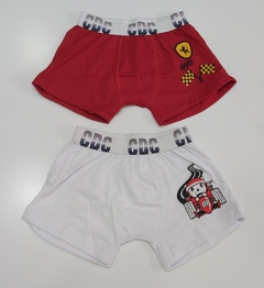 Kit 2 Cuecas Boxer Fórmula 1 - Cara de Criança